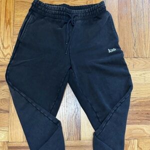 Kith Black Washed Sweatpants